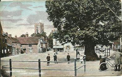Wesley's Tree in the Market Square circa 1905 